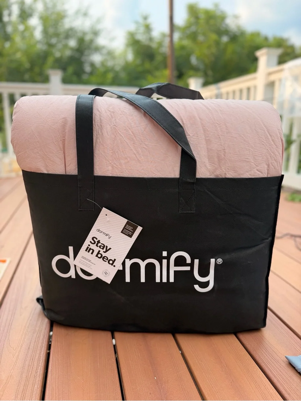 Dormify Blush Twin XL Comforter & Sham Set - Soft Blush